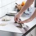 thumbnail image 2 of Ke1Clo Stainless Steel Cutting Board, Over The Sink Kitchen Countertop Protector, Food-Grade Metal Chopping Board, Non-Scratch Heat-Resistant Prep Station for Daily Kitchen, 2 of 5