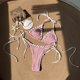 thumbnail image 1 of Traje de baño para mujer, bikini de moda de color liso con tirantes divididos, conjunto de dos piezas, trajes de baño para mujer, conjuntos de bikini para mujer, trajes de baño bikini para mujer, 1 of 3