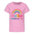 thumbnail image 4 of MEZZALL Kindergarten Hello School I Come Children Short Sleeve O-Neck First Day At School T-Shirts Nursery Graduation T Shirts Fashionable Toddler Blouses Tops, 4 of 4