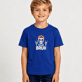 thumbnail image 2 of Boys Graphic T Shirt Cool Bruh Skeleton Short Sleeve Kids Tees Funny Meme 100% Cotton Soft Child Tops 4-13Y, 2 of 5