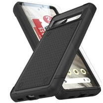 LeYi for Google Pixel 7A Case with 2 Pack Screen Protectors, 4 Corners with Airbags, Black