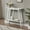 White, variant on Kings Brand Furniture - Console Table, Narrow Sofa Table with Storage Shelf for Hallway, Front Hall, Entryway, Living Room (White)