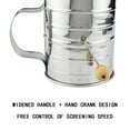 thumbnail image 5 of FURNIX Stainless Steel Flour Strainer Sieve Baking Gadgets Reusable Sugar Sifter for Uniform Rotary Hand Crank Sifting Flour Sifter Fine Mesh Round Flour Sifter for Baking Quick Sifting,Flour Sifter, 5 of 9