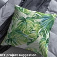 thumbnail image 2 of Homewish Green Palm Leaf 01, Cartoon Plant Botanical Room Decor Fabric by the Yard, Teens Kids Adult Sewing Fabric, Luxury Bedroom Decor, 2 of 6