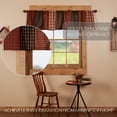 thumbnail image 6 of VHC Brands, Beckham, Cotton, 16x72, Patchwork Valance, Red, 6 of 6