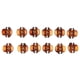 thumbnail image 2 of Mini pinzas para el pelo de resina, 12 piezas, pinzas de plástico, alfileres, herramientas de estilismo para marrón Yuyangstore Mini garra de pelo para mujer, 2 of 4