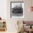 thumbnail image 3 of Historic Framed Print, The first engine and train in America, 17-7/8" x 21-7/8", 3 of 9