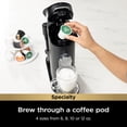 thumbnail image 2 of Ninja PB051 Pods & Grounds Specialty Cafetera de una sola servidor, compatible con K-Cups, espumador de leche integrado, 6 onzas. Taza a 24 onzas. Tamaños de taza de viaje, negro (reacondicionado), 2 of 5