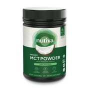 Nutiva Organic MCT Powder with Prebiotic Acacia Fiber, Classic, 10.6 oz., USDA Organic, Non-GMO, Non-BPA, Vegan, Gluten-Free, Keto & Paleo, Instant Beverage or Boost to Coffee & Smoothies
