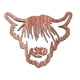 thumbnail image 3 of Posavasos de madera, posavasos de madera con forma de vaca, 4 posavasos de vaca escocesa, posavasos con base como se muestra, 3 of 5