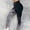 Gray, variant on Sakmal Compression Women Leggings Butt Lifting Yellow Soft High Waisted Yoga Pants Flame Print Gym Long Leggings