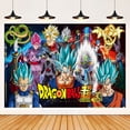 thumbnail image 3 of Fondo de feliz cumpleaños de Dragon Ball con dibujos animados de Anime Son Goku, decoración de pared, fondo de fotografía, suministros para fiestas, regalos de Navidad, 3 of 5