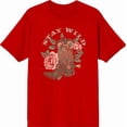 thumbnail image 4 of Vintage Country Stay Wild Men's Red Crew Neck Short Sleeve Tee-XL, 4 of 6