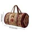 thumbnail image 2 of MKHSQHDG Today's Deals Quilted Pleated Travel Fashionable Print Yoga Handbag, 2 of 8