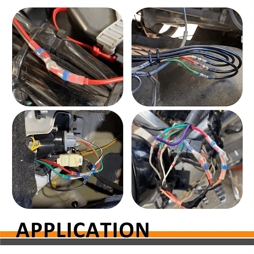 260PCS Waterproof Heat Shrink Solder Seal Sleeve Butt Terminals Wire Connectors