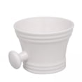 thumbnail image 1 of Bunblic 2xbol de Savon à Raser Traditionnel, Cadeaux à Grand Ouverture Bol de Crème à Savon Outils de Rasage pour Barbe, Blanc, 2 Pcs, 1 of 8