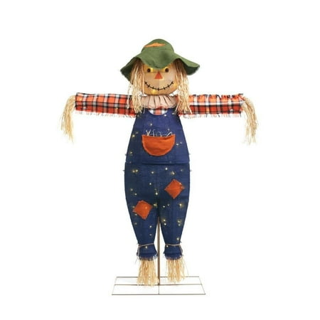 Home Accents Holiday Hallowee Decoration 72 In Burlap Scarecrow
