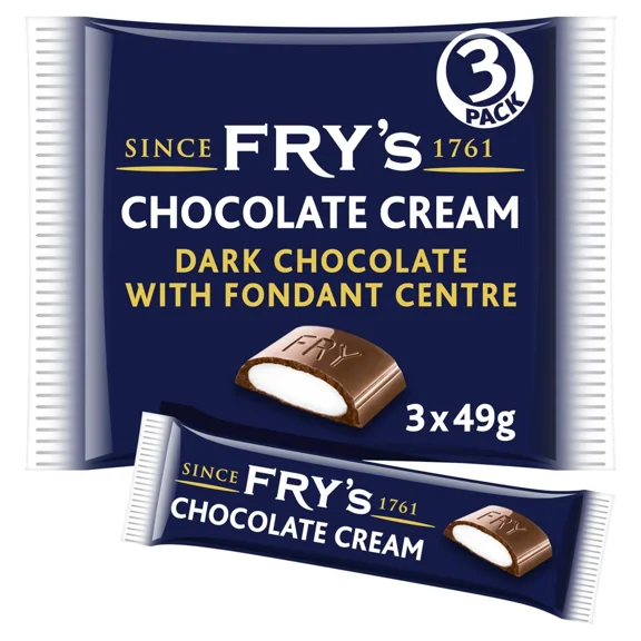 Fry's Chocolate Cream 3 x 49g