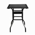thumbnail image 7 of Afuera Living 36" Metal Outdoor Dining Table in Black Finish, 7 of 7