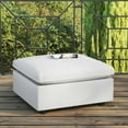 thumbnail image 5 of Modway Commix Pouf de Mobilier de Patio Extérieur Surrempli, Blanc, 5 of 5