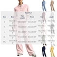 thumbnail image 4 of 2 Piece Women Tracksuit Set, Button Down Jackets, Wide Leg Sweatpants, Teen Fall Trendy Casual Workout Outfits S-XXL, 4 of 6
