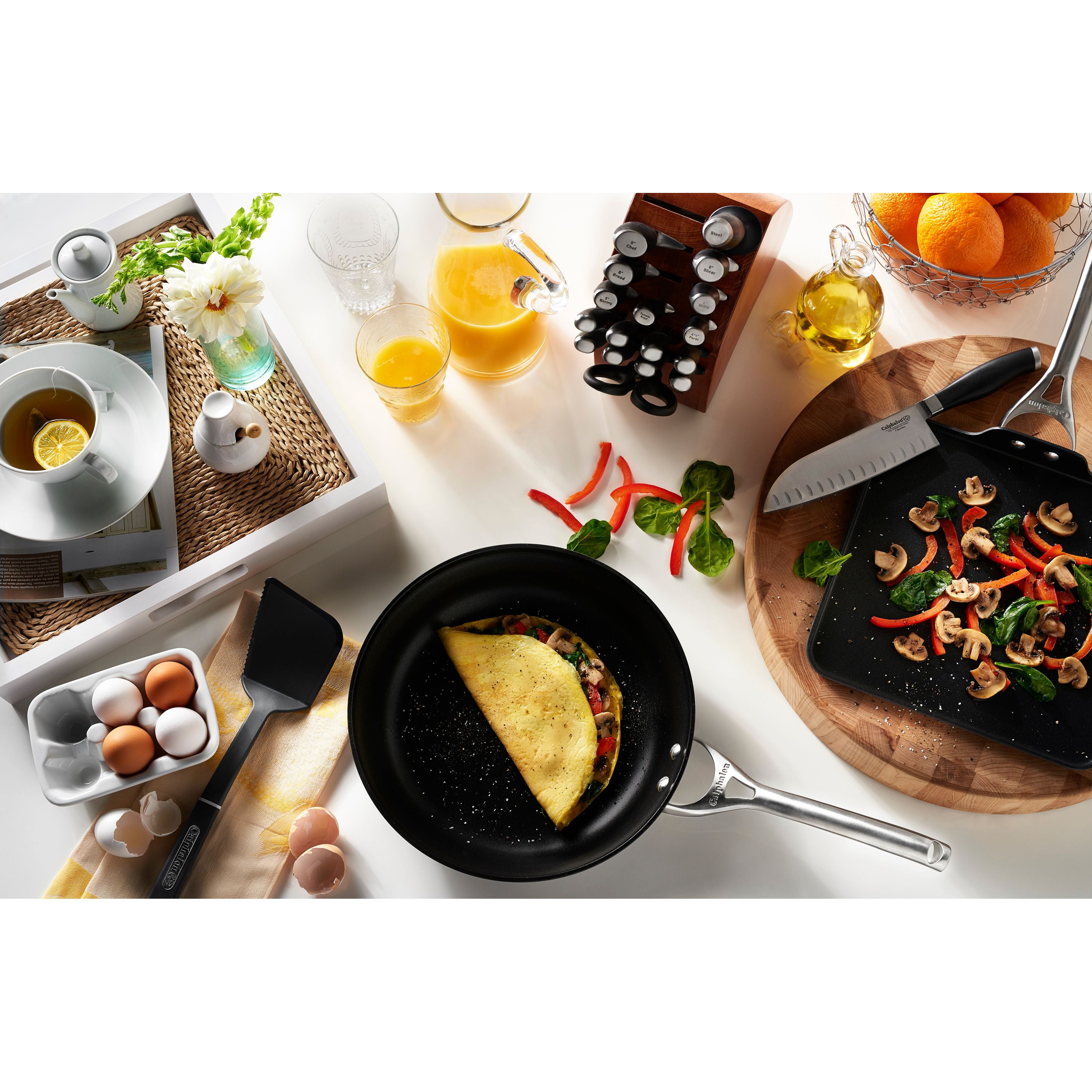 Calphalon Contemporary Nonstick 12-Inch Omelet Pan (scratches) (Loose  Handle)