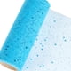 thumbnail image 5 of Cinta de malla de tul de 10 yardas, cómoda, transpirable, ligera, con purpurina. lago azul, 5 of 9