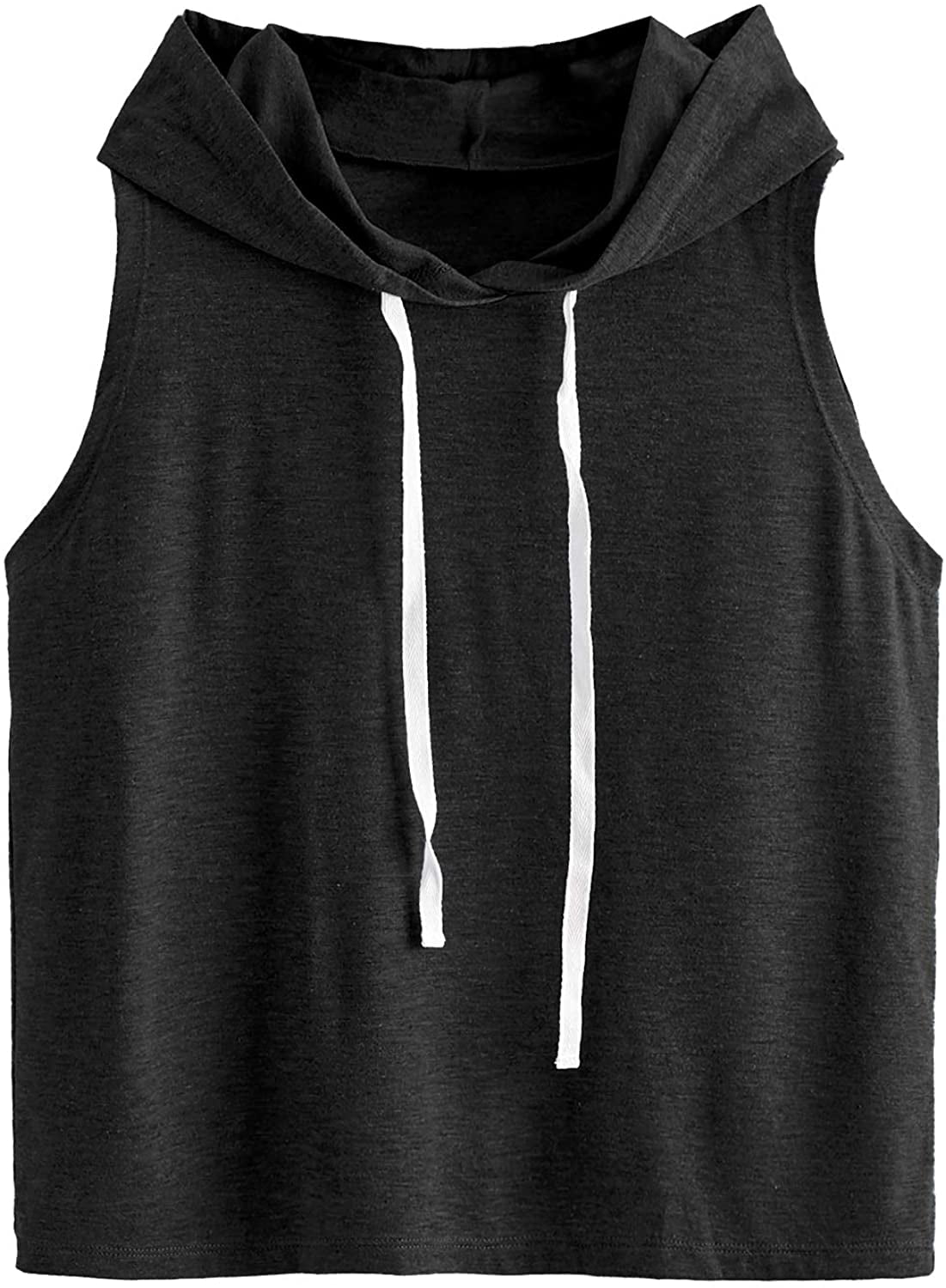women's hooded tank tops