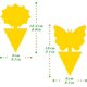 thumbnail image 2 of Trampas para moscas de la fruta, trampas para hongos, trampas adhesivas amarillas para insectos, paquete de 36, no tóxicas e inodoros para uso en interiores y exteriores, protegen la planta, 2 of 5