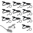 thumbnail image 5 of Gerich Lavalier Microphone Clips Replacement Kit 10 Pcs s Lavalier Mic Clips Metal Tie Clips Replaceable for Voice Recording Clamp Holder, 5 of 5