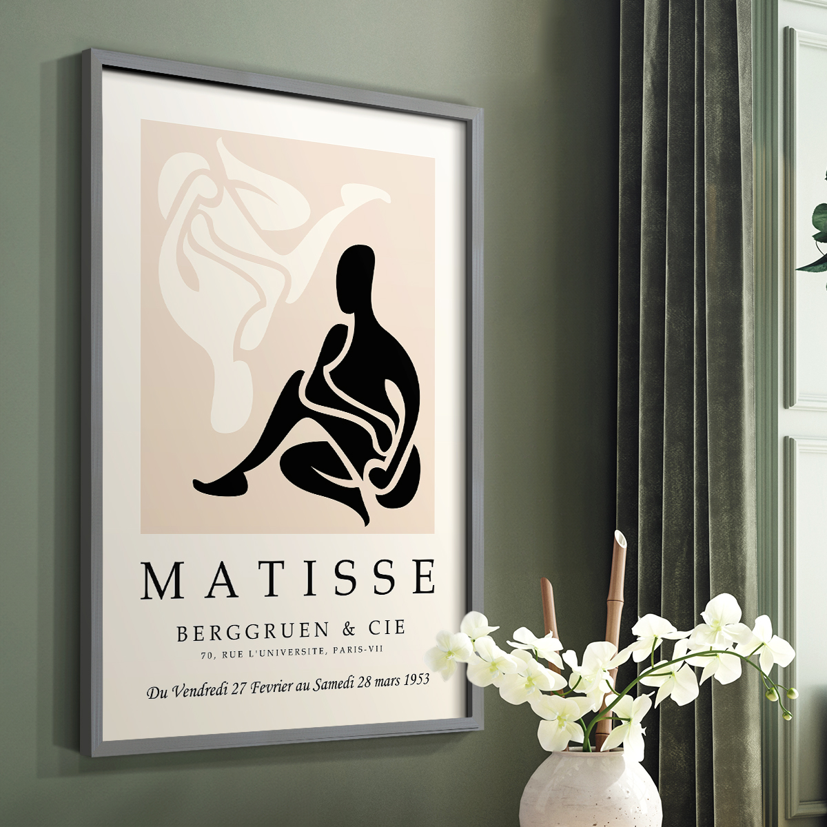 Matisse XLV Framed Print - Solid Wood