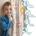 thumbnail image 3 of Blackout Kids Curtains,Cute Princess Castle Pattern Childrens Insulated Curtains Set Of 2,Bedroom Essentials,Toddler Room Decor 52"x84", 3 of 5