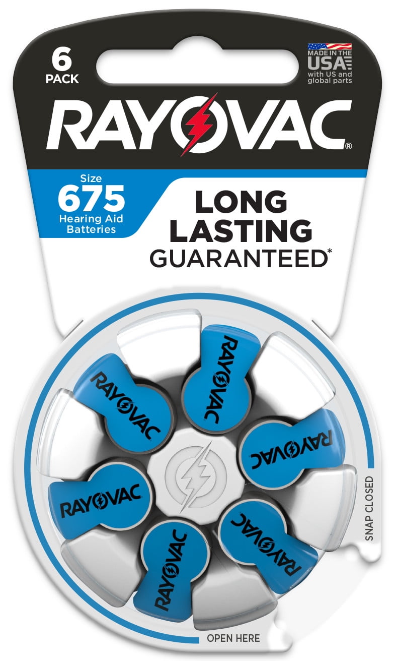 Rayovac Size 675 Hearing Aid Batteries 6 Pack 675 Batteries Walmart Com Walmart Com Rayovac Size 675 Hearing Aid Batteries 6 Pack 675 Batteries Walmart Com Walmart Com