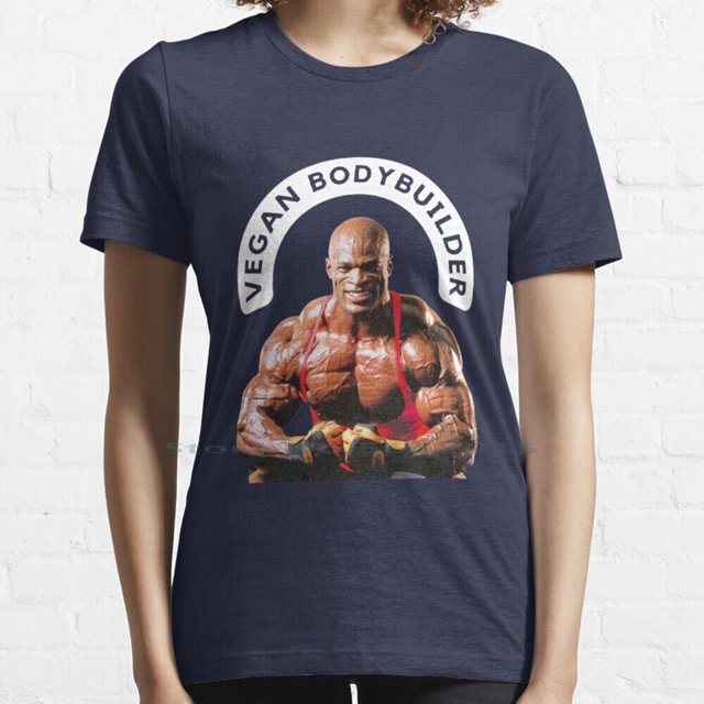 Camiseta vegana de culturismo para hombre, camisa 100% de algodón, para culturismo, Ronnie King xuanjing unisex