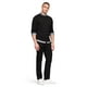 thumbnail image 3 of Jersey Tommy Hilfiger para hombre, algodón liso, cuello redondo, negro, 3 of 5