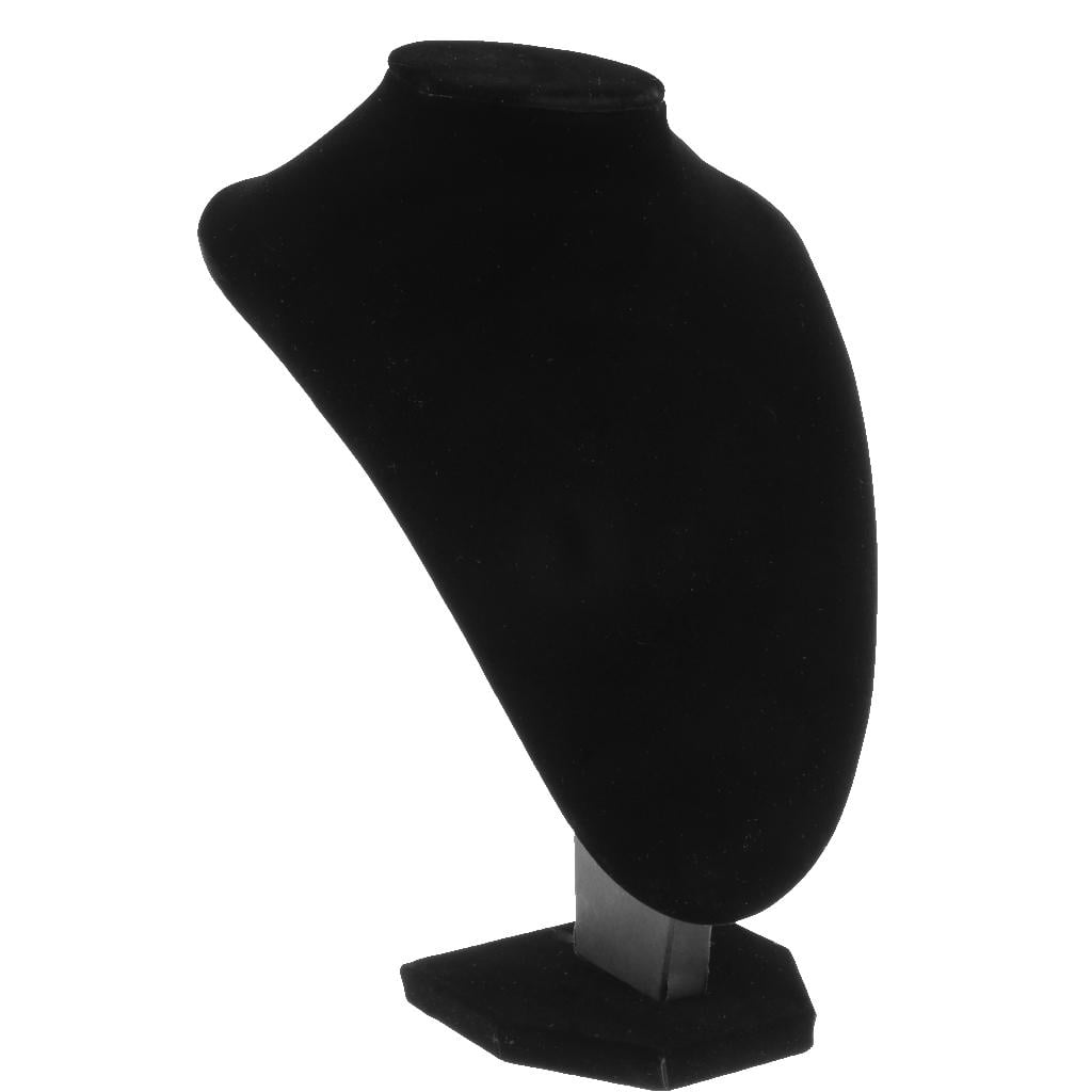 Elegant Velvet Necklace Display , Necklace Display Bust 24*18cm 24x18cm
