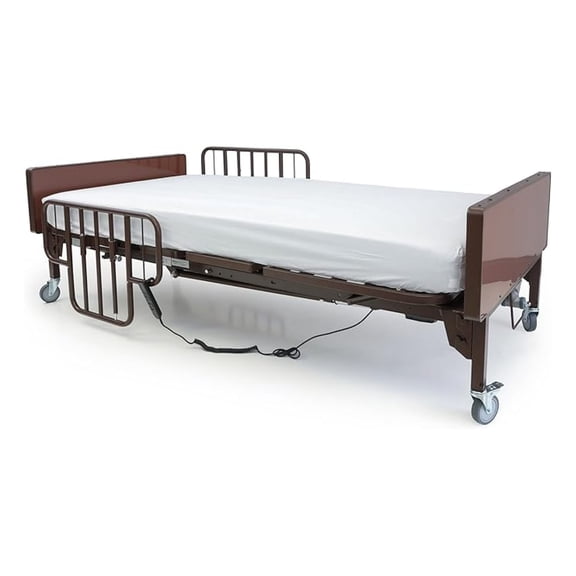 Bariatric Hospital Bed Sheets 2 Pack - 42x80x12 Deep Pocket - Fitted Sheets for Medical Foam & Air Mattresses - Wrinkle-Free White