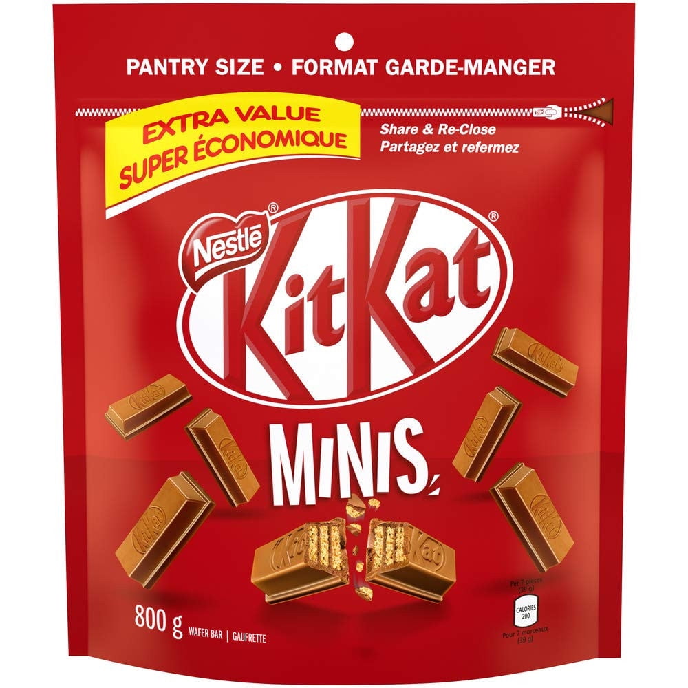 Nestle Kitkat Chocolate Minis Extra Value Pantry Size 800g/28 oz
