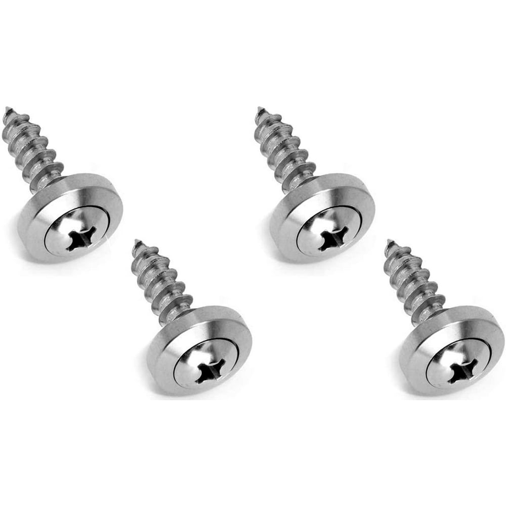 LFPartS Stainless Steel Rust Resistant License Plate Frame Self Tapping