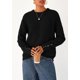 thumbnail image 3 of Suéter PRETTYGARDEN Otoño 2025 Casual Cómodo Cuello Redondo Negro XL, 3 of 8