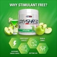 thumbnail image 4 of EHP Labs OxyShred Non Stimulant Pre Workout Powder - Stim Free Pre Workout, Caffeine Free Preworkout for Men & Women with L Glutamine & Acetyl L Carnitine - Apple, 60 Servings, 4 of 9