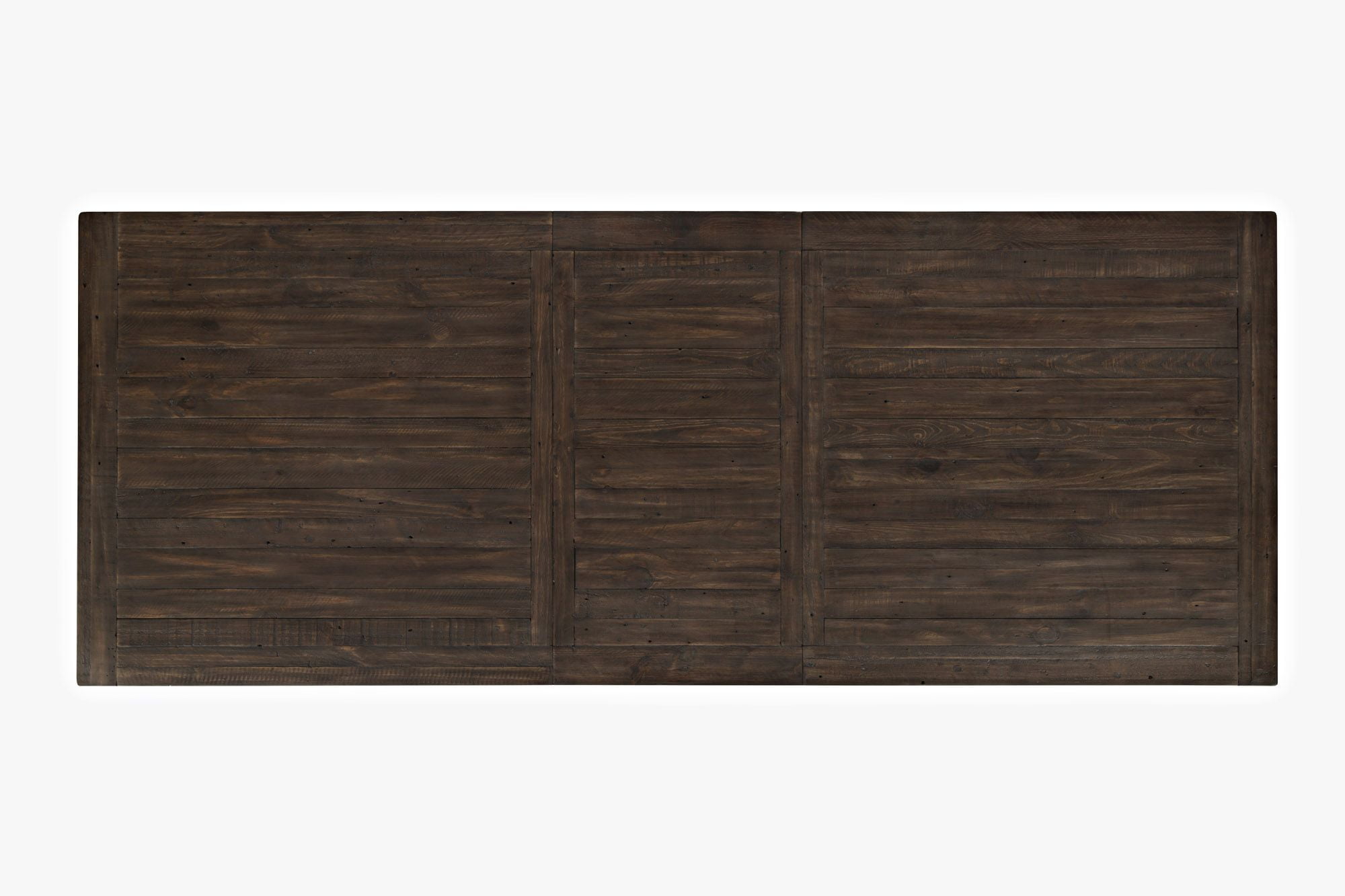 Jofran Madison County Rustic Reclaimed Pine Farmhouse Rectangle Extension Dining Table