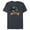 Navy Heather, variant on Lucasfilm Indiana Jones Adventure Plane Vintage - Short Sleeve Blended T-Shirt for Adults - Customized-Dark Heather