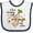 White and Navy, variant on Inktastic Hanging with My Nana Boys or Girls Baby Bib