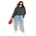 thumbnail image 4 of City Chic Women's Plus Size Hazel Relaxed Fit Long Sleeves Jumper, 4 of 6