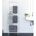 thumbnail image 2 of Yamazaki Home Leaning Storage Ladder, White, Steel, Supports 13.2 pounds, 2 of 6