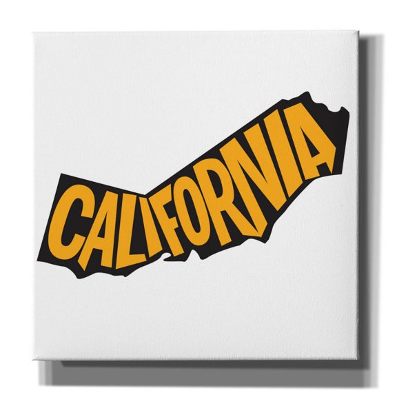 Epic Graffiti 'California 2' by Art Licensing Studio Canvas Wall Art, 18" x 18"
