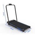 thumbnail image 2 of Kdymod 3 in 1 Under Desk Treadmill with Incline, Foldable Walking Pad for Home Office, 2.5HP Quiet Motor with Handle Bar, 0.6-5.0 MPH Speed, Remote Control & LED Display, 2 of 6