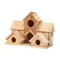 thumbnail image 2 of DYNWAVECA Bird House for Outside Hummingbird Nesting Bird Nesting Rustic Birdhouse for Outdoors Hanging Birdhouse for Patio Yard Garden, 2 of 9