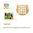 thumbnail image 1 of Montessori Toys DIY Children Geometric Shape Color Matching Board 3D Puzzle Games For Kids Interactive Learning Educational Toys, 1 of 5